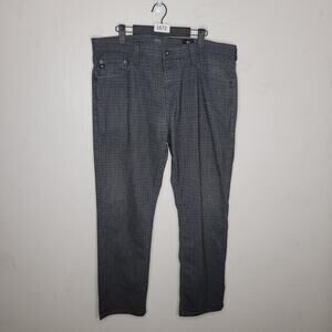 AG Everett Slim Straight Pants Gray 36x34 Adriano Goldschmied Mens Stretch